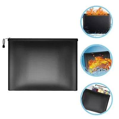 2000℉ Fire Proof Money Bag Document Pouch Waterproof Safe Cash Fireproof Bag US • $8.50