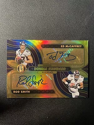 2023 Gold Standard Double Standard Ed McCaffrey Rod Smith Dual Auto /10 Broncos • $129.99