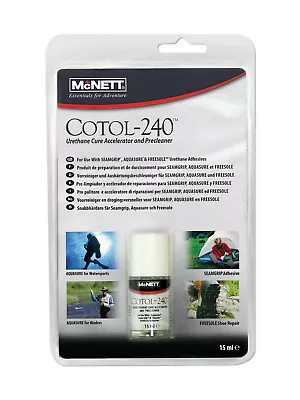 McNett Gear Aid Sealer & Outdoor Cleaner & Cure Accelerator Cotol 240 15 Ml • $9.26