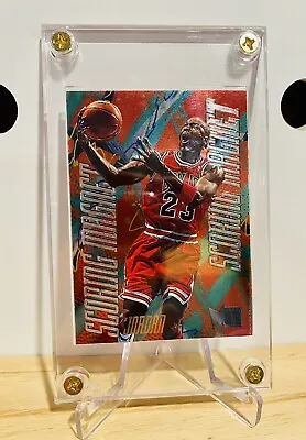 Michael Jordan 95/96 Fleer Metal Scoring Magnet 🔥 • $244.65