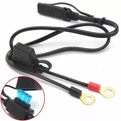  Motorcycle Battery Terminal Ring Sae Connector Harness Charger Adapter Cable  • $6.99