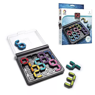 SmartGames IQ Digits Math Deduction Travel Game For Ages 7 - Adult With 120 • $14.99