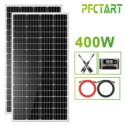 400W 12V Solar Panel Kit Battery Charger 40A MPPT Controller For Caravan RV Boat • £275.99