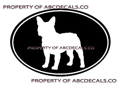£6.44 • Buy VRS Oval Dog French Bulldog Adoption Puppy Rescue Kennel CAR DECAL VINYL STICKER