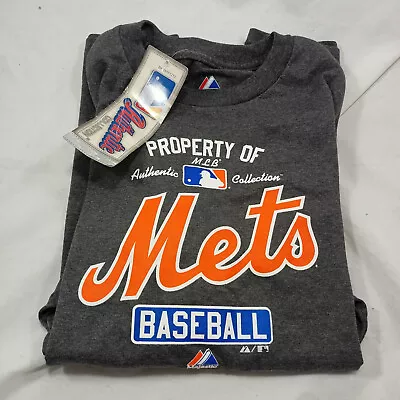 Property Of New York Mets MLB Authentic Collection XL Shirt NWT Youth  X LARGE • $20.99