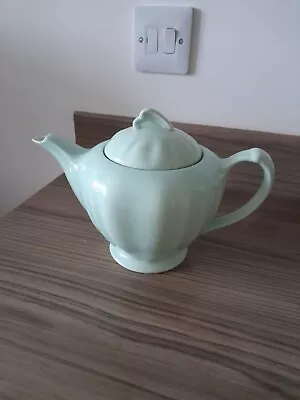 J&G Meakin Teapot Art Deco GLAMOUR Jade Green Colour • £12.99