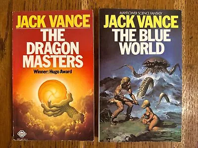 The Dragon Masters - The Blue World By Jack Vance UK Mayflower PB Set Vintage SF • £14.99