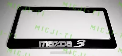 Mazda 3 Stainless Steel License Plate Frame Rust Free W/ Bolt Caps • $11.85