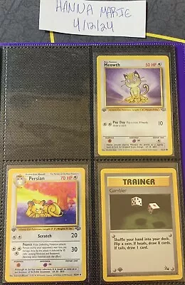 1st Edition Non Holo Vintage Binder • $1