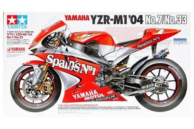 Tamiya 14100 1/12 Scale Model Kit Fortuna Yamaha YZR-M1 2004 Checa/Melandri • $23.50