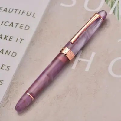 Kaigelu 356 Resin Fountain Pen Iridium 1.0MM M Nib Classic Writing Pen Gift • $24.99