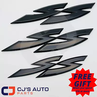 Holden Gloss Black Side And Rear SS Badges VY VZ Commodore SS Sedan Wagon Ute • $52.95