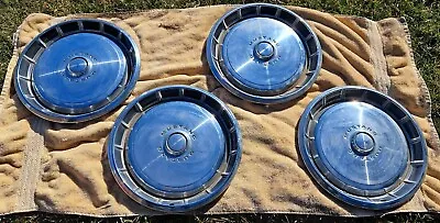 Set Of 4 1971 1972 1973 Ford Mustang 14  Wheel Covers Hubcaps 71 72 73 D1ZZ1130B • $57