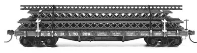 HO Tichy Train Group Kit #4021 Undecorated 40' 50 Ton Steel Underframe Flat Car  • $17.95