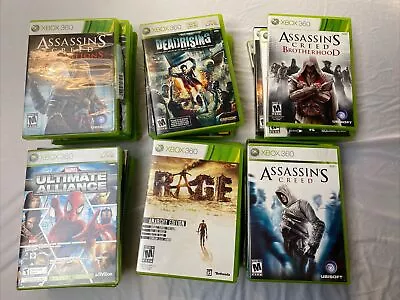 Lot Of 31 XBOX 360 Xbox Xbox One Games Bundle Lot Assassin's Creed Borderlands • $1.25