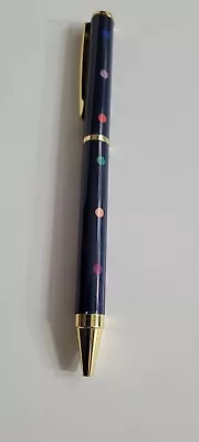 Lug Pen  Multi Dots Navy  One Individual Pen-Not A Set-New In Cellophane Sleeve. • $15
