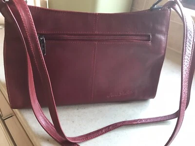 £5.70 • Buy Ladies Medium Handbag ,deep Red “JANE SHILTON”. Bargain