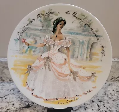 D'Arceau-Limoges Les Femmes Du Siecle 1865 Collector Porcelain Plate! • $5