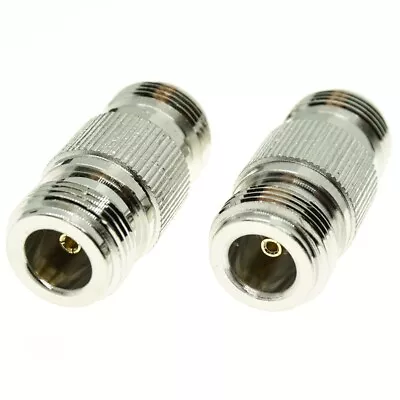 N-Type Female Jack To N Female Jack RF Adapter Barrel Connector • $2.99