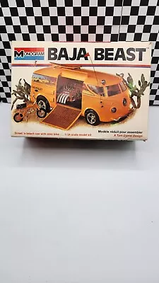 Vintage Monogram *BAJA BEAST* VW Van W/ Mini Bike Junkyard With Box #7527  • $29.99