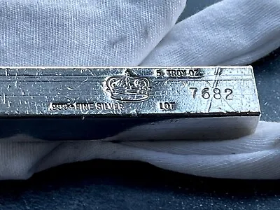 5oz California Crown Mint Vintage Silver 'Kit Kat' Bar • £194