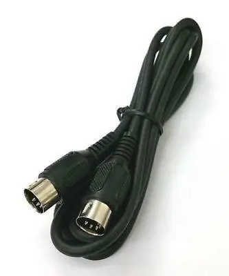 6' 5 Pin DIN Male To Male MIDI Or Audio Patch Cable 6 Foot • $4.95