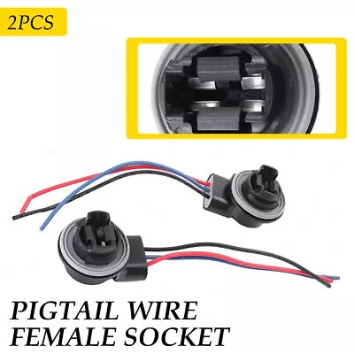 3157 Bulb Base Socket Turn Signal Brake Tail Light Wire Harness For 2019 RAM • $10.99