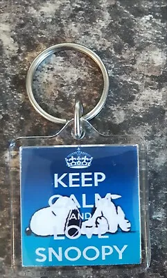 £2.20 • Buy Snoopy - Keep Calm And Love Snoopy Keyring