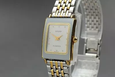 【NEAR MINT】 RADO Florence 153.3606.2N Woman's Square Quartz Watch From... • £187