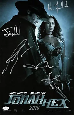 Jonah Hex Cast Signed Autographed 11X17 Poster Josh Brolin Megan Fox JSA AF38453 • $499.99
