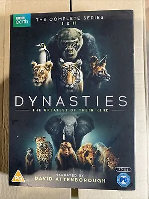 Dynasties I & II DVD (2022) David Attenborough NEW BUT UNSEALED • £9.99