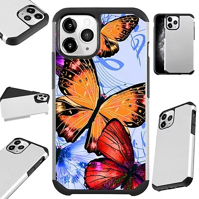 Fusion Case For IPhone 12/Mini/Pro Max Phone Cover ORANGE BUTTERFLY • $13.50