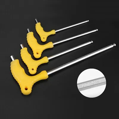 T Bar Type Handle Hex Allen Key Set Ball Point Plastic Long Handle 2/2.5-12mm • $182.07