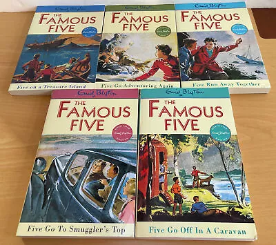 £6.99 • Buy The Famous Five Book Set Collection By Enid Blyton - 5 Books (Numbers 1-5)