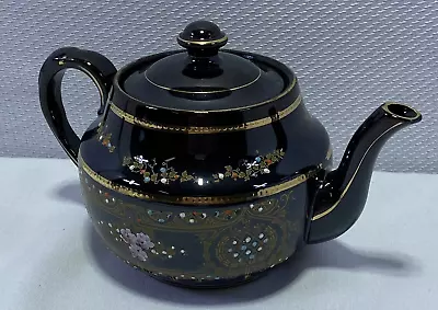 GIBSON & SONS Albany & Harvey Brown Luster LUCERNE Teapot Creamer Burslem G&S • $59