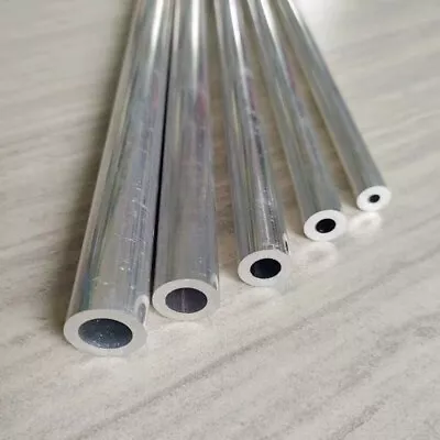 6061 Aluminium Hollow Pipe Straight Seamless Round Aluminum Alloy Tube Metal CNC • $1.98