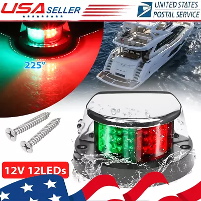 For Boat Navigation Lights Red-Green LED Marine Navigation Light Boat Bow Lights • $8.99