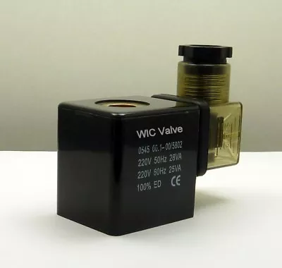 $21.99 • Buy WIC Valve 2W Series 220V AC Electric Solenoid Valve Coil DIN Connector LED