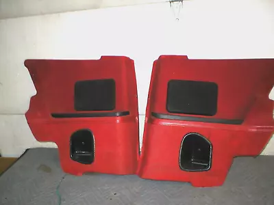 1988-92 Camaro Firebird Convertible Rear Seat Armrest Speaker Panel FLAME RED GM • $399.95