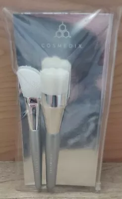 Cosmedix 2 Brush Set - 1 Cleansing + 1 Dual Sided Silicone Mask Applicator NEW • $8.02