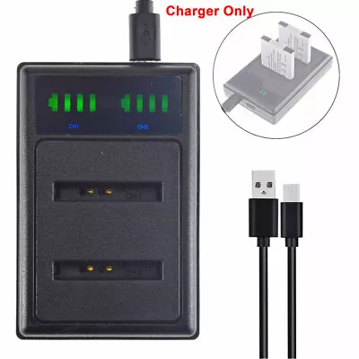 NB-11L 11LH Battery Dual Usb CHARGER For Canon IXUS185 IXUS190 PowerShot A2400IS • $10.99