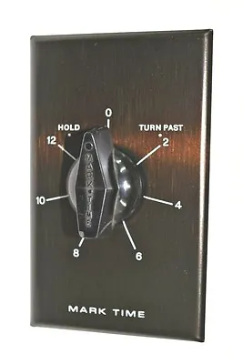 RHODES Wall Box TIMER Switch 12-HR W/ HOLD Mark-Time HEATER FAN LIGHT NEW 90015 • $59.95