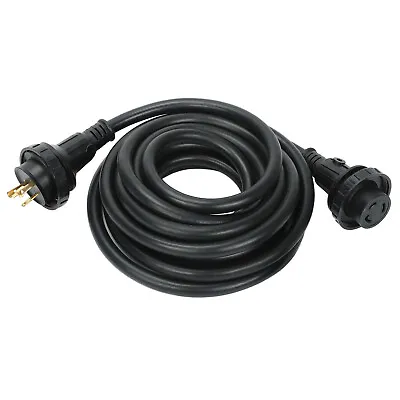 25FT RV Power Cord 30 Amp Extension Cord 3 Prong L5-30P To L5-30R Twist Lock • $33.19