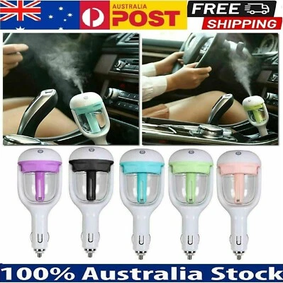 $19.99 • Buy Car Aroma Diffuser Ultrasonic Air Humidifier Purifier Essential Oil Mist Mini AU