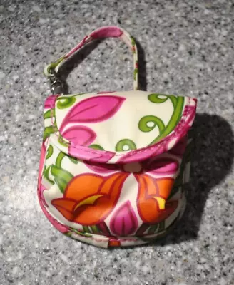 Vera Bradley Pacifier Pod Lilli Bell Case Holder Earbuds Charger Multi Use EUC • $14