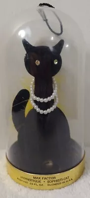 Vintage 1960's Max Factor Black Cat Sophisti-Cat Perfume Holder (No Perfume) • $29.99