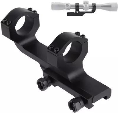 WOLFMTN Slim Profile Dual Ring Offset Cantilever Picatinny Scope Mount 1 • $19.07