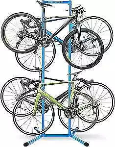  4 Bike Storage Rack Garage (Max. 240LBS) 4 Bicycle Indoor Standing Bike  • $173.23