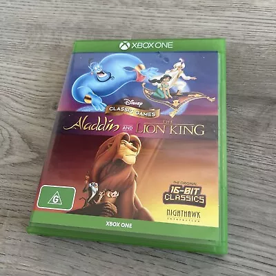 Disney Aladdin And The Lion King Microsoft Xbox One Video Game G 2019 • $10