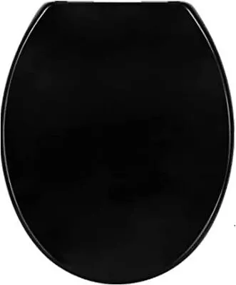 £29.95 • Buy Black Toilet Seat Soft Close Quick Release Easy Clean Oval Durable Loo Seat UF
